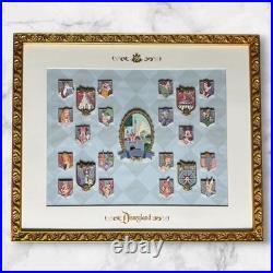 Disneyland Castle 70th Anniversary Vault Collection LE Pin Frame COMPLETE SETS