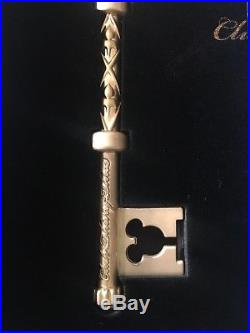 Disneyland Club 33 Large Gold Metal Key OrnamentBrand New in Deluxe Gift Box
