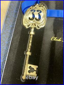 Disneyland Club 33 Metal Key Ornament NIB New exclusive