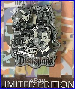 Disneyland Decades Pin Complete Set 60th Diamond Celebration 1955-2015 (8) Pins