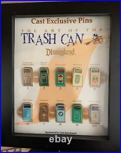 Disneyland Disney CM Exclusive Retired Trash Can Pins
