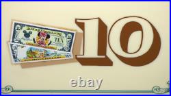 Disneyland Disney Dollars Program Vintage 1998 Theme Park Sign Mickey Mouse