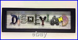 Disneyland Icon Letters Shadowbox 50th Anniversary 3-D Effect