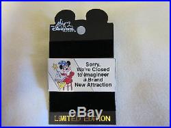 Disneyland Imagineer a New Attraction Sorcerer Mickey Pin Annual Pass Holder