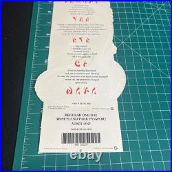 Disneyland Indiana Jones Temple Of The Forbidden Eye Commemorative Ticket New