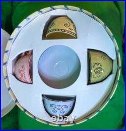 Disneyland MAD TEA PARTY SET 0f 4 50th Anniversary COA LE 1500 GIFT 4 CHRISTMAS