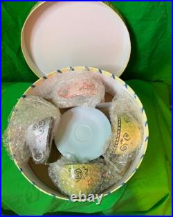 Disneyland MAD TEA PARTY SET 0f 4 50th Anniversary COA LE 1500 GIFT 4 CHRISTMAS