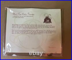 Disneyland MAD TEA PARTY SET 0f 4 50th Anniversary COA LE 1500 GIFT 4 CHRISTMAS