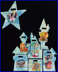 Disneyland Magic Attraction Collection Disney Park 9 Pin Set Castle puzzle 2022