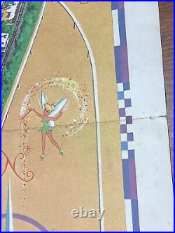 Disneyland Magic Kingdom Theme Park Wall Map Tour POSTER 1968 1960s