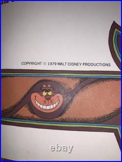 Disneyland Map Poster 1978 Vintage Walt Disney Productions Theme Park Big Thunde