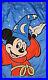 Disneyland Original Theme Park Light Post Mickey Mouse Fantasia Banner