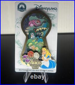 Disneyland Paris Disney Alice in Wonderland Keyhole Single Pin LE 800 75th