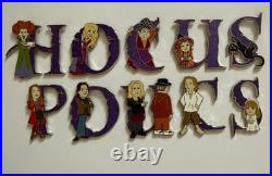Disneyland Parks Limited Release Hocus Pocus Complete Letter Set