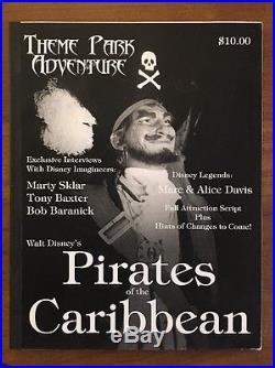 Disneyland Pirates of the Caribbean Theme Park Adventure Magazine TPA VHTF 1stEd