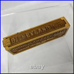 Disneyland Railroad Signed Olszewski PokitPals Pill Box with Original Box 3x1