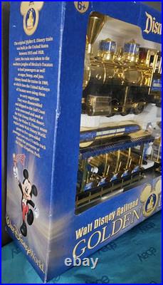 Disneyland Resort Disney World 50 Years Golden Ltd Ed Theme Park Ed Railroad Set Disneyland Resort Disney World 50 Years Golden Ltd Ed Theme Park Ed Railroad Set