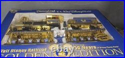 Disneyland Resort Disney World 50 Years Golden Ltd Ed Theme Park Ed Railroad Set