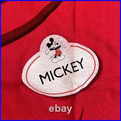 Disneyland Resort Red Mickey Mouse Costume T Shirt Adult 2XL New With Tags
