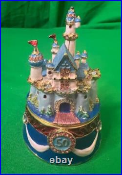 Disneyland SLEEPING BEAUTY CASTLE Collection 50th ANNIVERSARY Trinket Boxes WOW