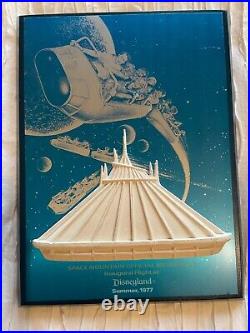Disneyland Space Mountain Inaugural Flight Official Astronaut Summer 1977 plaque