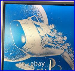 Disneyland Space Mountain Inaugural Flight Official Astronaut Summer 1977 plaque