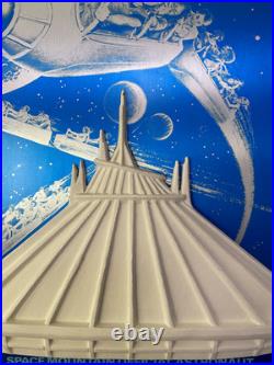 Disneyland Space Mountain Inaugural Flight Official Astronaut Summer 1977 plaque