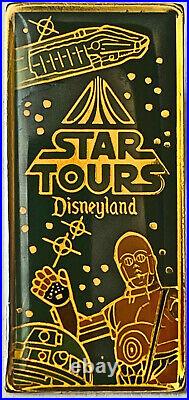 Disneyland Star Tours Attraction Opening Celebration Launch Ticket Pin