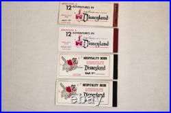 Disneyland vintage theme park ticket books and parking passes