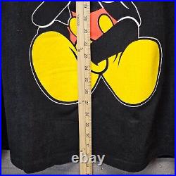 Distressed Vintage 90s Disney Mickey Mouse ASAP T-Shirt Single Stitch 3XL Boxy