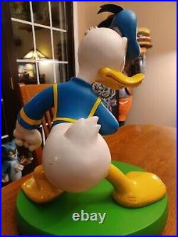 Donald Duck Statue With Stand Only Was Available At Disney Park 20.5 inches tall
