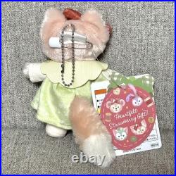 Duffy & Friends Tokyo DisneySea Heartfelt Strawberry Gift Linabell Plush Badge 2 Duffy & Friends Tokyo DisneySea Heartfelt Strawberry Gift Linabell Plush Badge 2