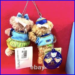 Duffy & Shelly May Plush & Badge Set with Alarm Clock, 10cm Disney Used Duffy & Shelly May Plush & Badge Set with Alarm Clock, 10cm Disney Used