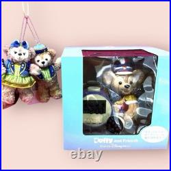 Duffy & Shelly May Plush & Badge Set with Alarm Clock, 10cm Disney Used Duffy & Shelly May Plush & Badge Set with Alarm Clock, 10cm Disney Used