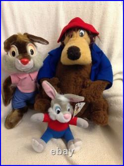 Early 70s 90s Disneyland Theme Park Splash Mountain Character Ride Plush Dolls