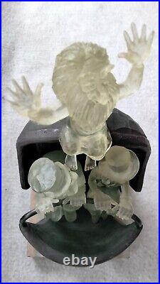 Enesco Jim Shore Haunted Mansion Figurines Doom Buggy & Hatbox Ghost Park Excl