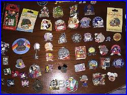 Epcot, Tron, Oswald, & Star Wars Disney Trading Pin Lot (50+ Pins)