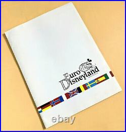 Euro Disneyland 1987 Press Kit France Disney Theme Park Agreement Announcement
