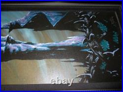 Forbidden Mountain Art Disney Theme Parks Giclee #16/95 Maleficent Castle Crosby