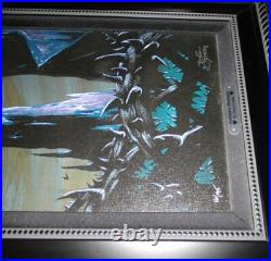 Forbidden Mountain Art Disney Theme Parks Giclee #16/95 Maleficent Castle Crosby