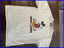 GUCCI DISNEY MICKEY MOUSE BEIGE TSHIRT Size 2 XL SHIRT AUTHENTIC