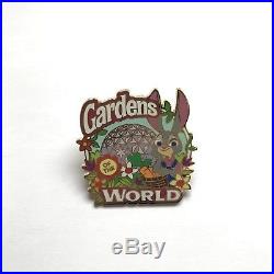 Gardens of the World Zootopia Judy Hopps Epcot Pin Adventures By Disney Flowers