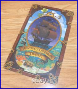 Genuine Disney Pirates of the Caribbean Dinner Menu Theme Park Souvenir