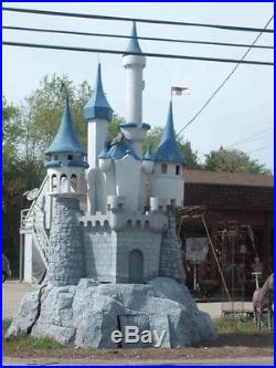 Giant Fiberglass Castle+Flatbed Trailer-Theme Park, Retail, Display, Disney