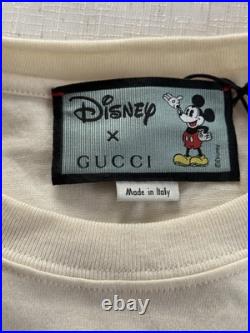 Gucci Disney Mickey Mouse Beige Tshirt L But Fits XL Shirt Extra Large Authentic Gucci Disney Mickey Mouse Beige Tshirt L But Fits XL Shirt Extra Large Authentic