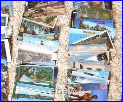 HUGE Large LOT of 304 Vintage FLORIDA POSTCARDS Lots of Variety RPPC Photos