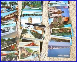 HUGE Large LOT of 304 Vintage FLORIDA POSTCARDS Lots of Variety RPPC Photos