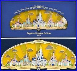 Happiest Celebration On Earth Disney Theme Park Castles Super Jumbo Pin MK DLR +