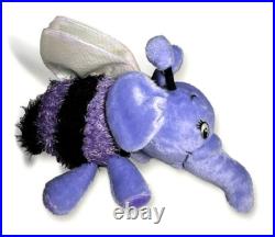 Heffalump Purple Bee Plush Disney Theme Park Edition Winnie The Pooh 9' NWT Rare