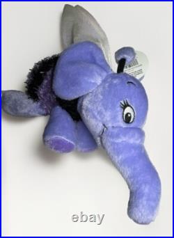 Heffalump Purple Bee Plush Disney Theme Park Edition Winnie The Pooh 9' NWT Rare